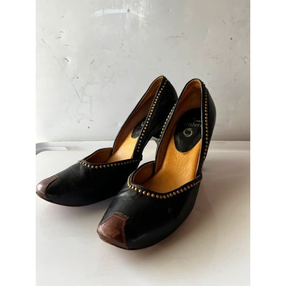 Whimsy goth witchy leather pumps size 7
